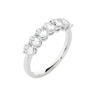 1 ctw Oval Lab Grown Diamond Anniversary Ring