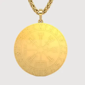 14k Gold Viking Pendant