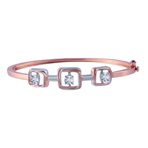 18k Glistening Diamond Bracelet