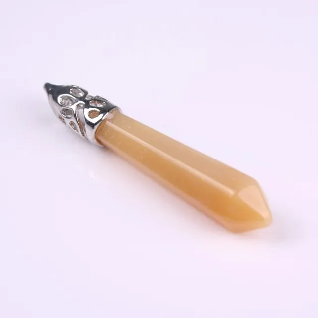 1Pc carnelian Quartz Opal Opalite Carnelian Gem Stone Healing Chakra Pendulum Pendant