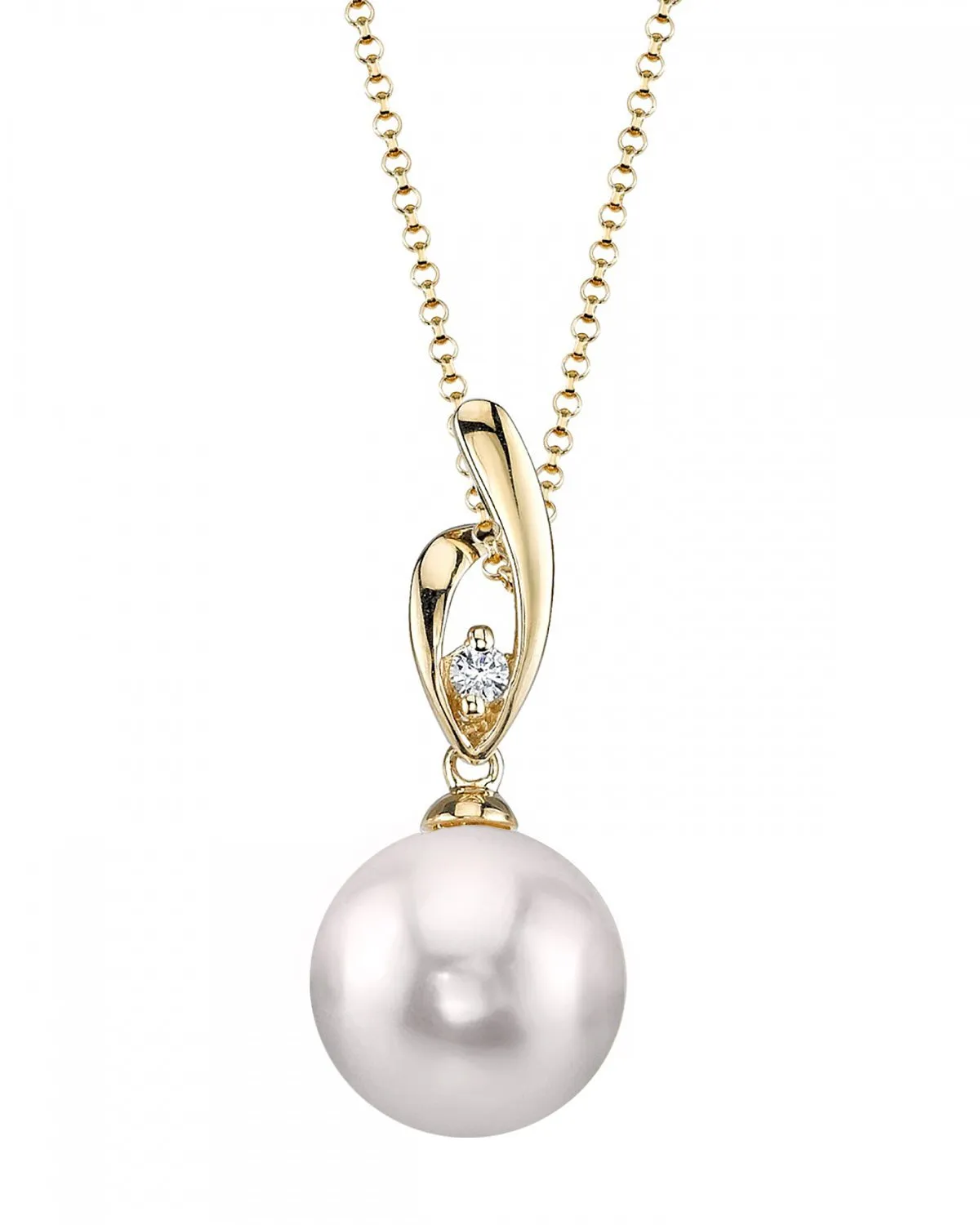 Akoya Pearl & Diamond Lois Pendant