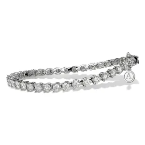 Aura Tennis Bracelet 6.12ct - 6.80ct | White Gold