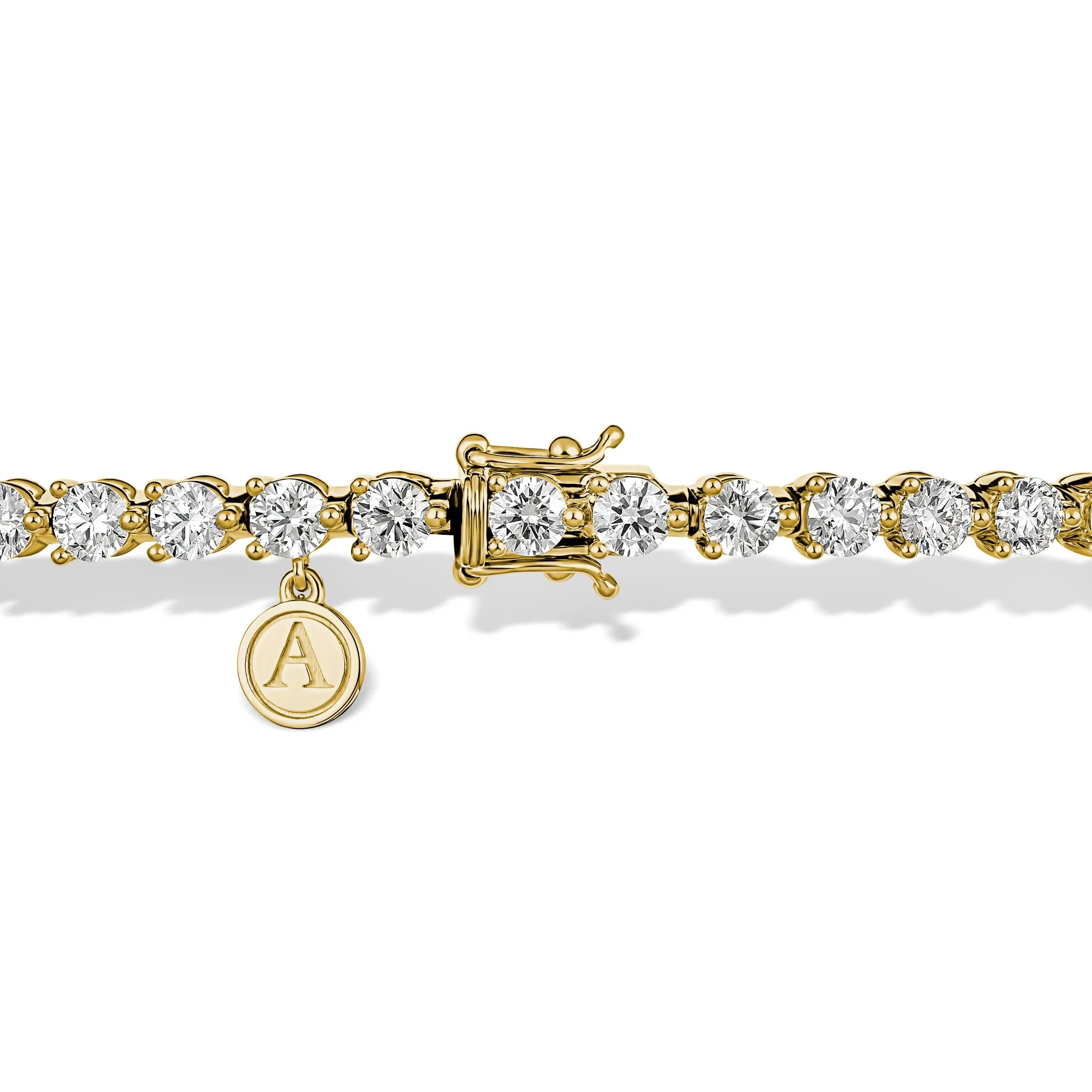 Aura Tennis Bracelet 6.12ct - 6.80ct | White Gold