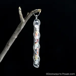 Azeztulite 16 Quartz Crystal Pendant - All 16 Azeztulites