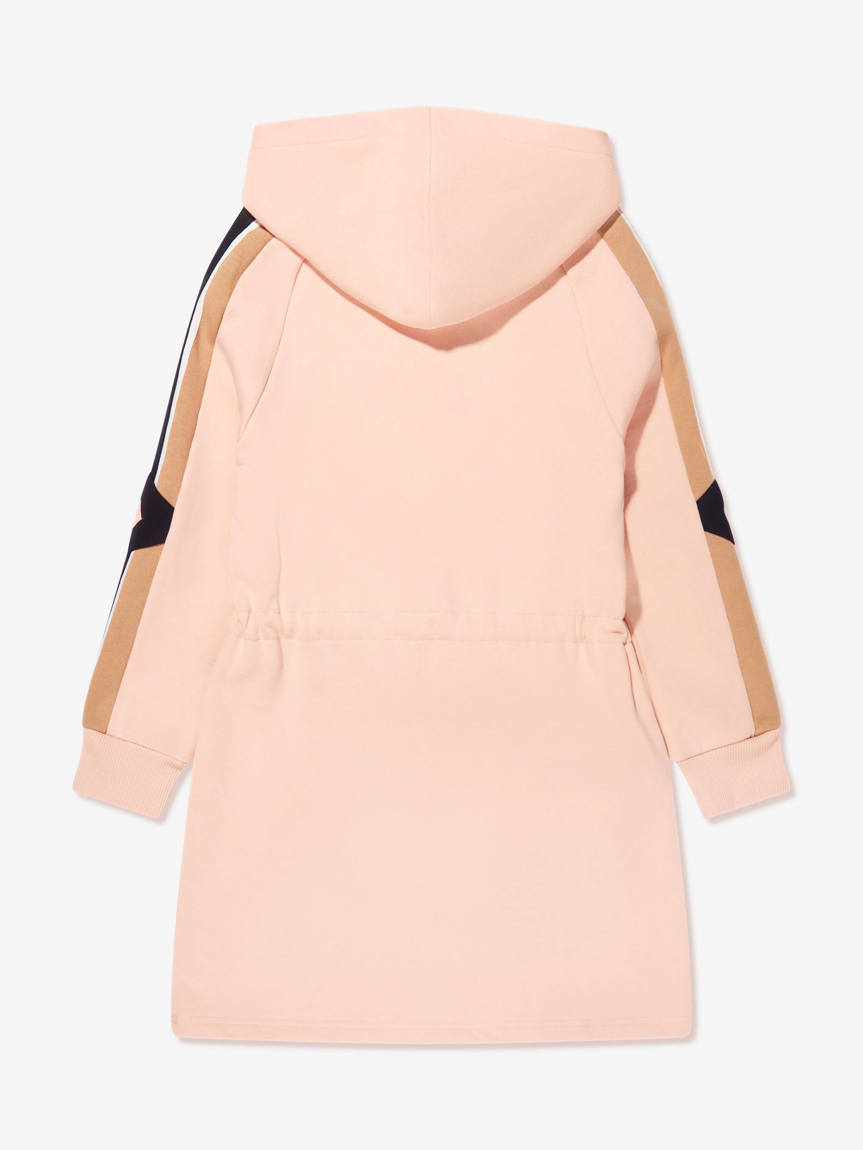 Chloé Girls Hooded Sweatshirt Dress in Pink