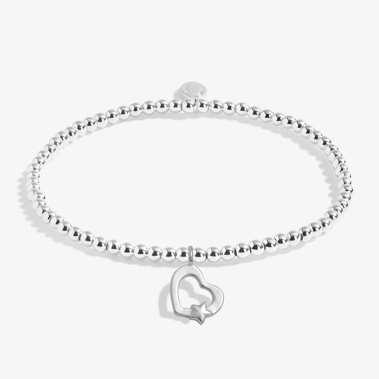 Christmas A Little With Love Silver Plated Bracelet 7554