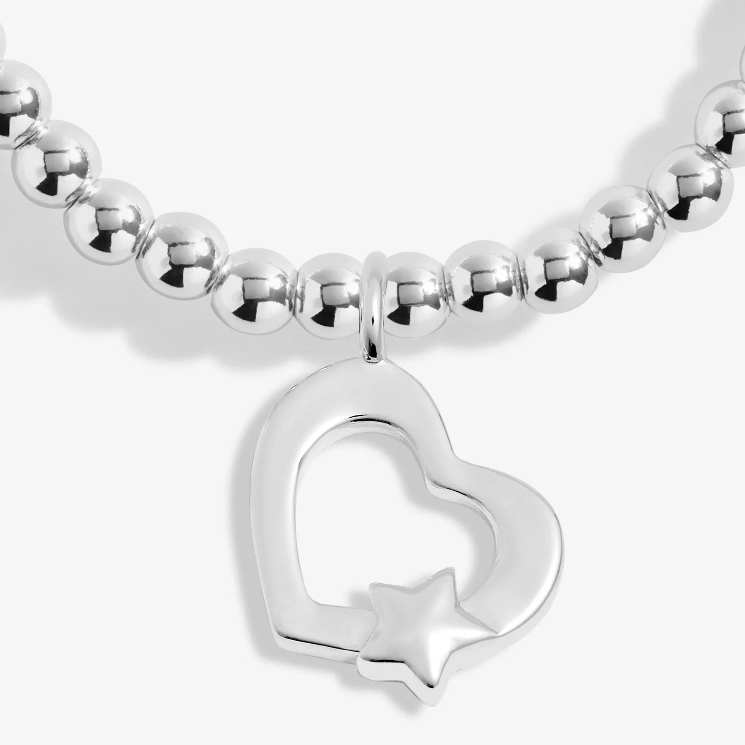 Christmas A Little With Love Silver Plated Bracelet 7554