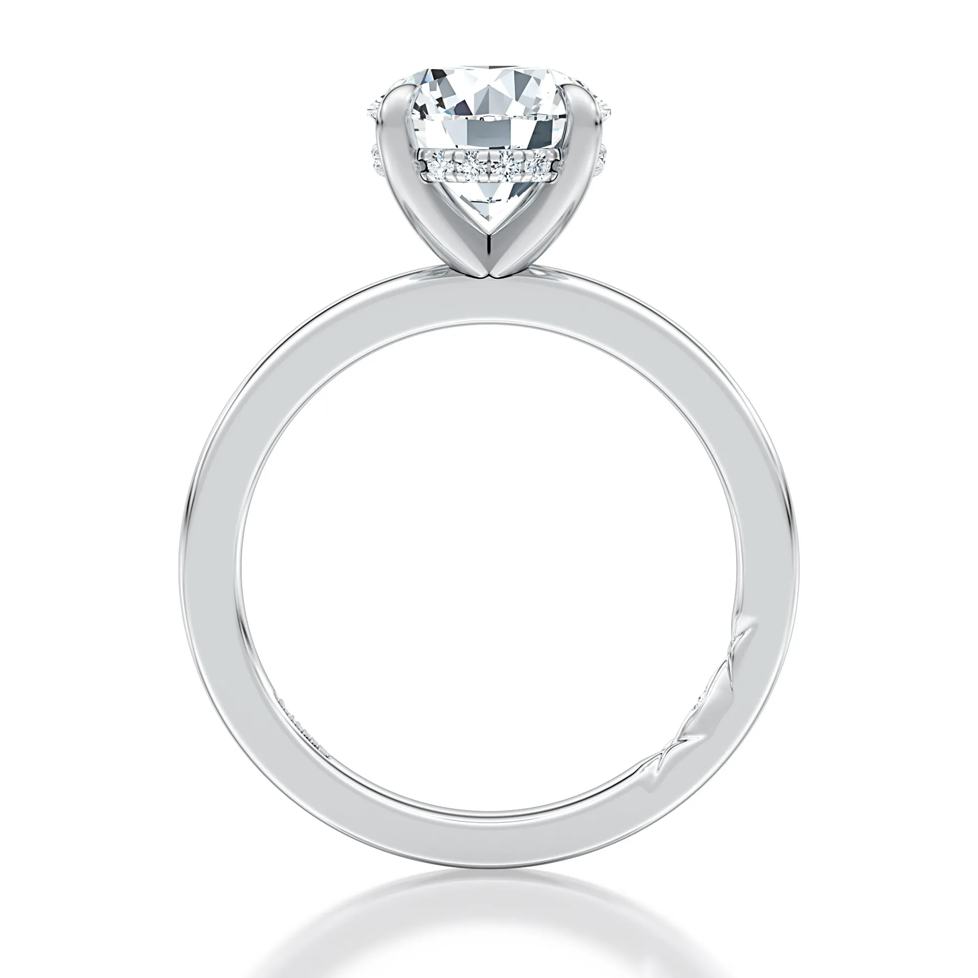 Classic Four Prong Round Cut Solitaire Diamond Engagement Ring