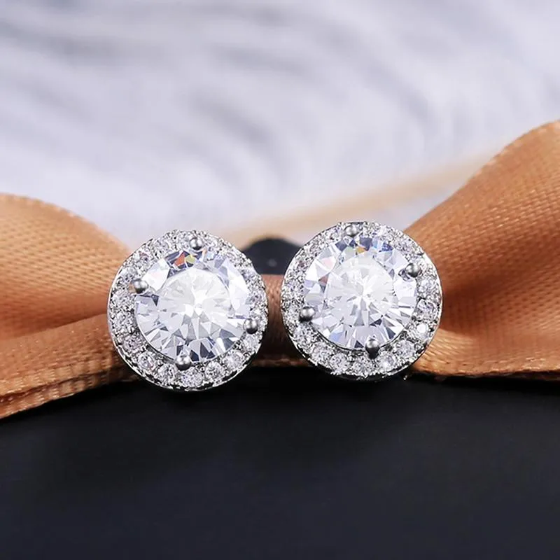 Classic Round Women's Stud Earring Fashionable Women Jewelry