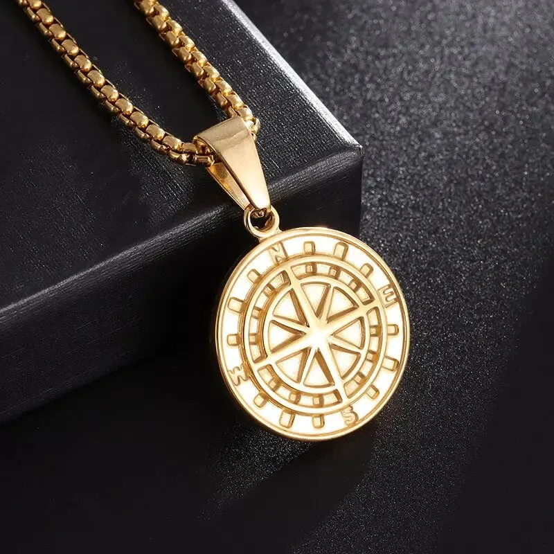 compass necklace