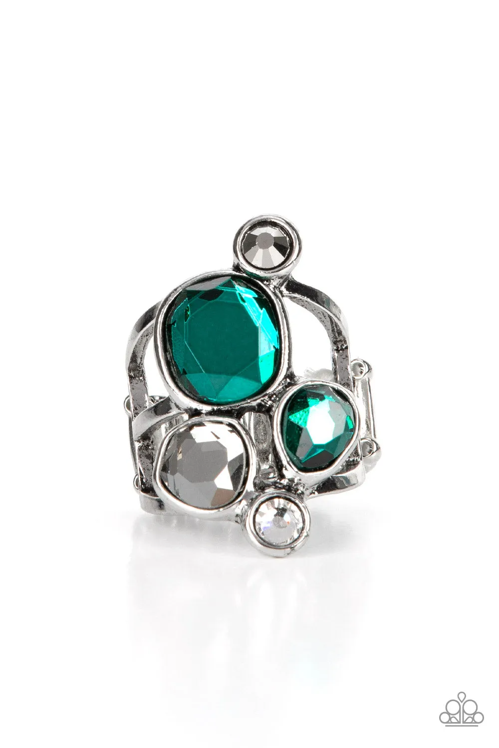 Demandingly Duchess - Green Paparazzi Ring