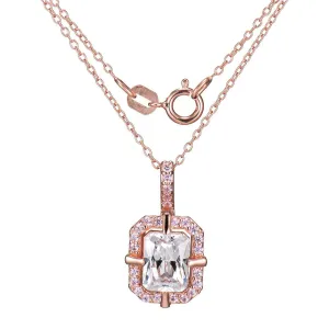 Diamondlite C.z Radiant Cut Pendant