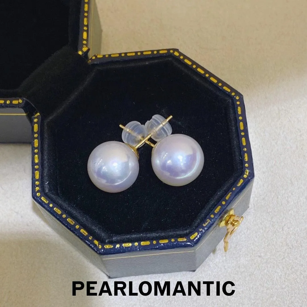 [Fine Jewelry] Freshwater Pearl 10-11mm Classic Style Earring Studs