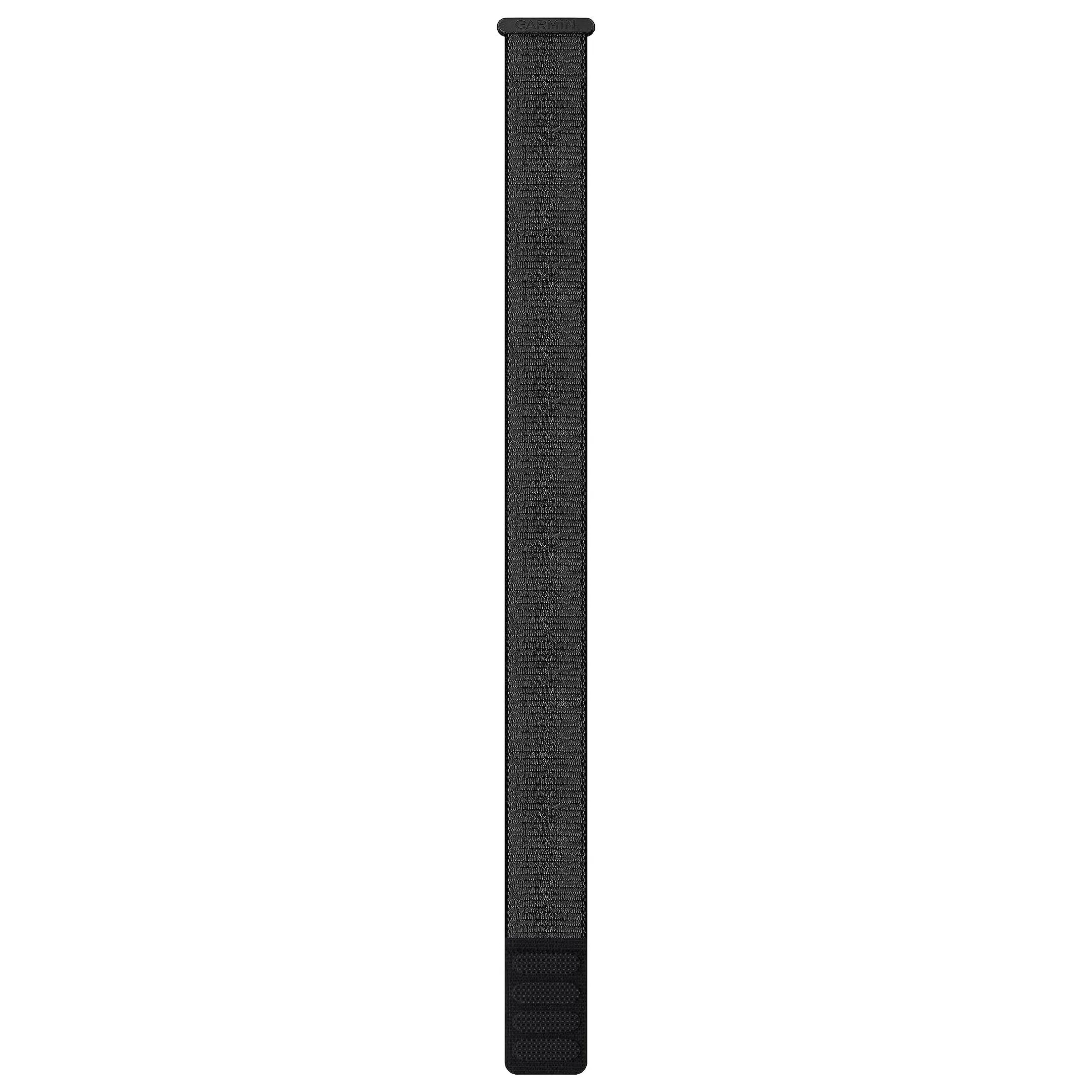 Garmin Unisex Black Ultrafit Nylon Strap 20 mm Watch Band - 010-13306-00