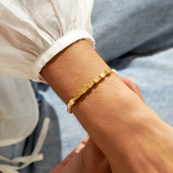 Happy Little Moments Blessed Gold Plated 17.5cm Bracelet 7076