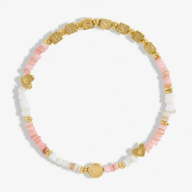 Happy Little Moments Blessed Gold Plated 17.5cm Bracelet 7076