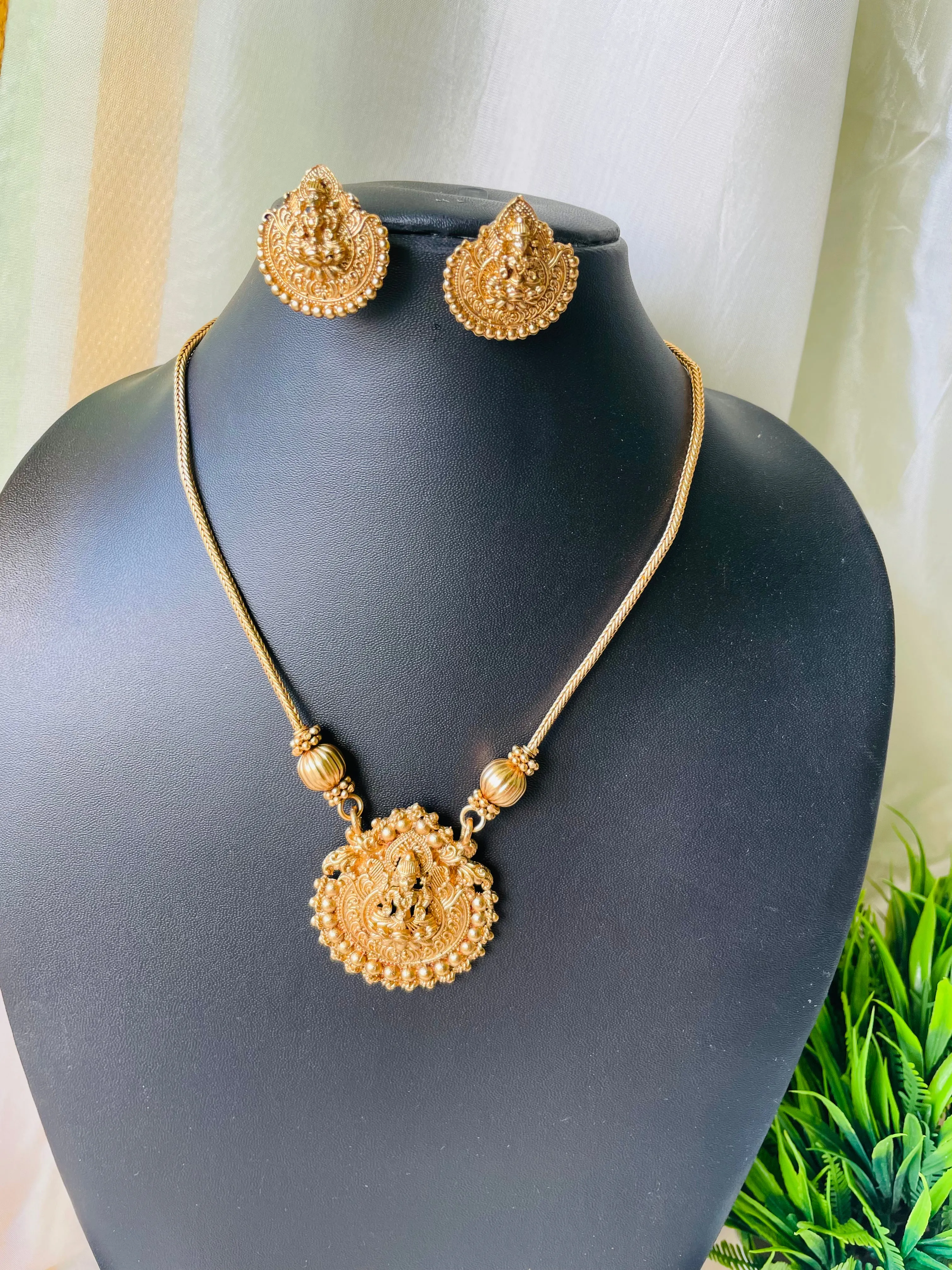 Lakshmi lotus pendent