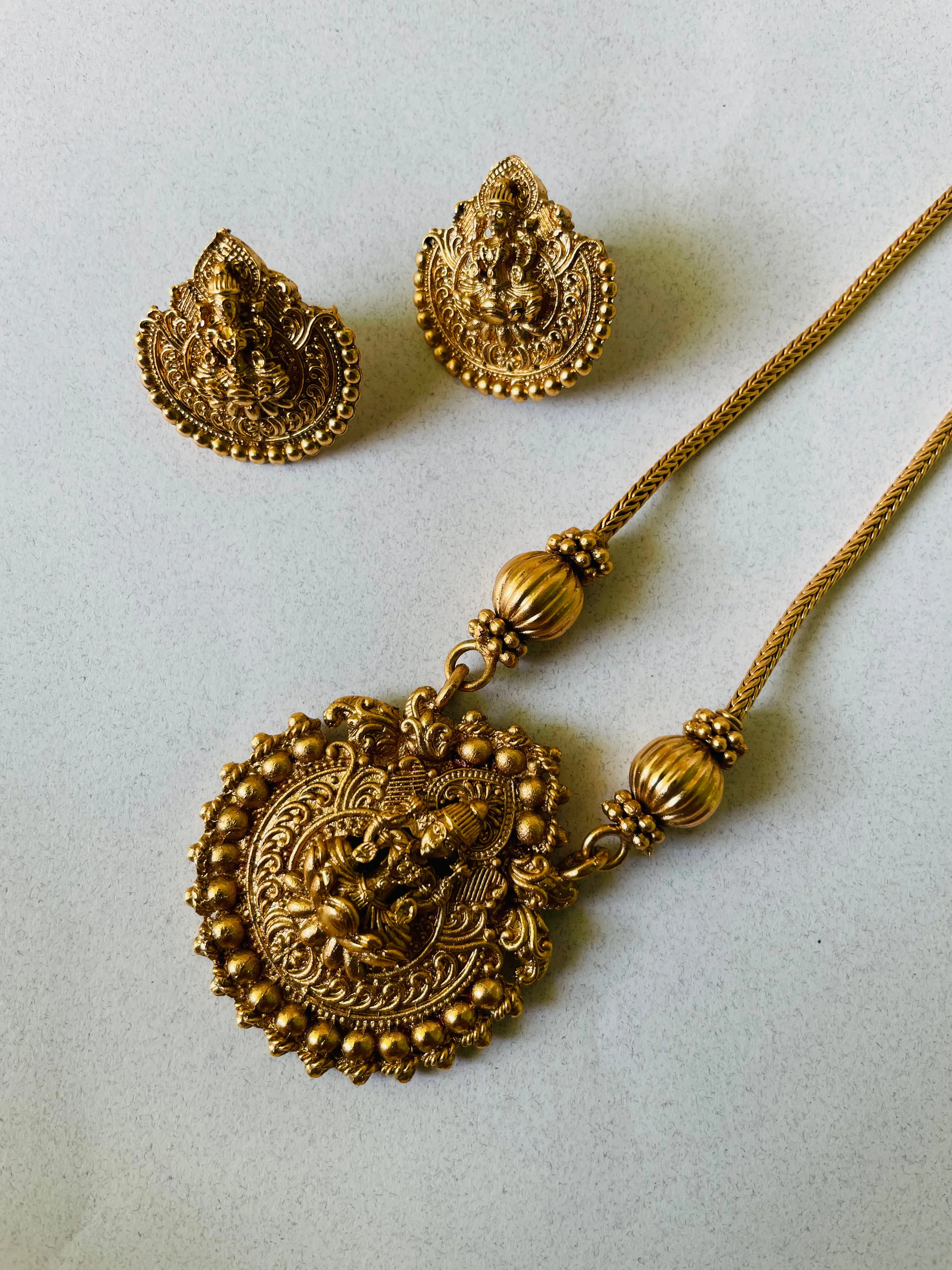 Lakshmi lotus pendent