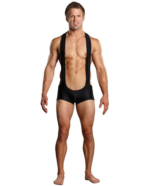 Male Power Sling Short Black S-m