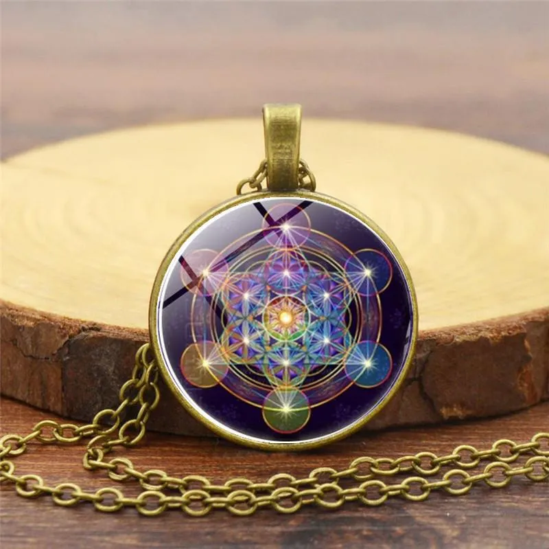 Metatron Cube Pendant Necklace