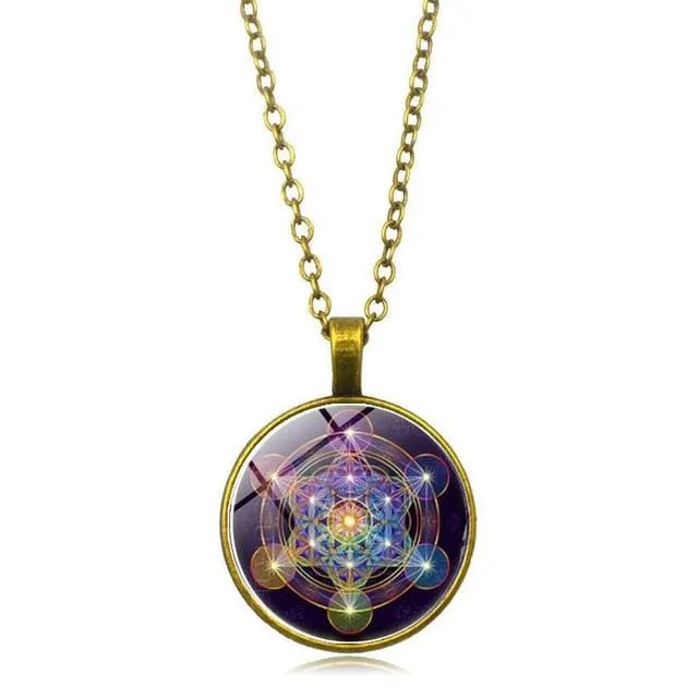 Metatron Cube Pendant Necklace