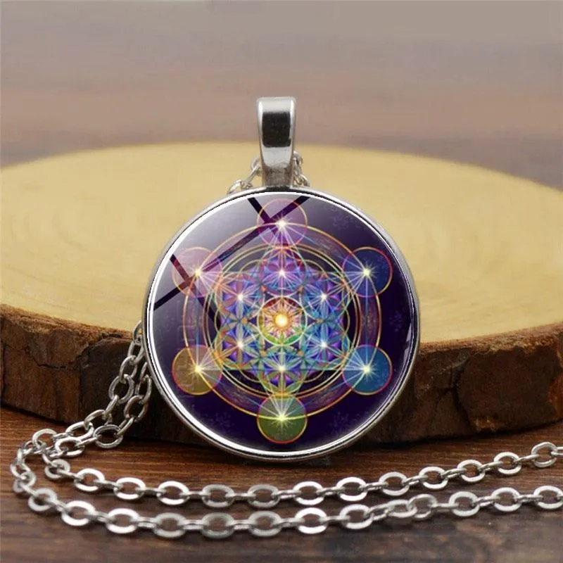 Metatron Cube Pendant Necklace