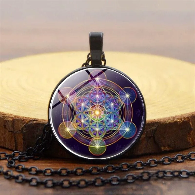 Metatron Cube Pendant Necklace