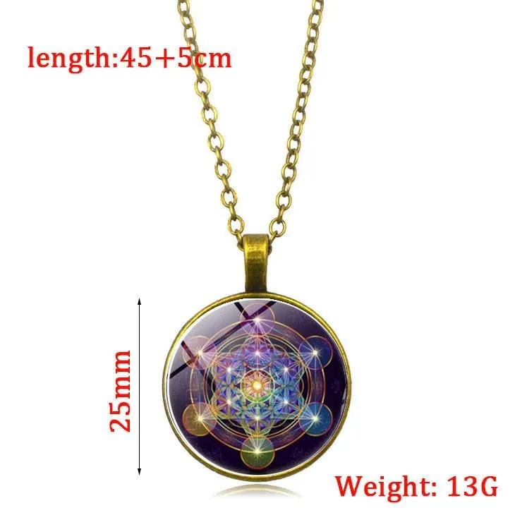 Metatron Cube Pendant Necklace