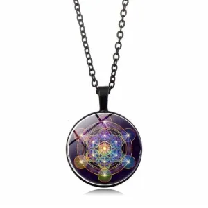 Metatron Cube Pendant Necklace