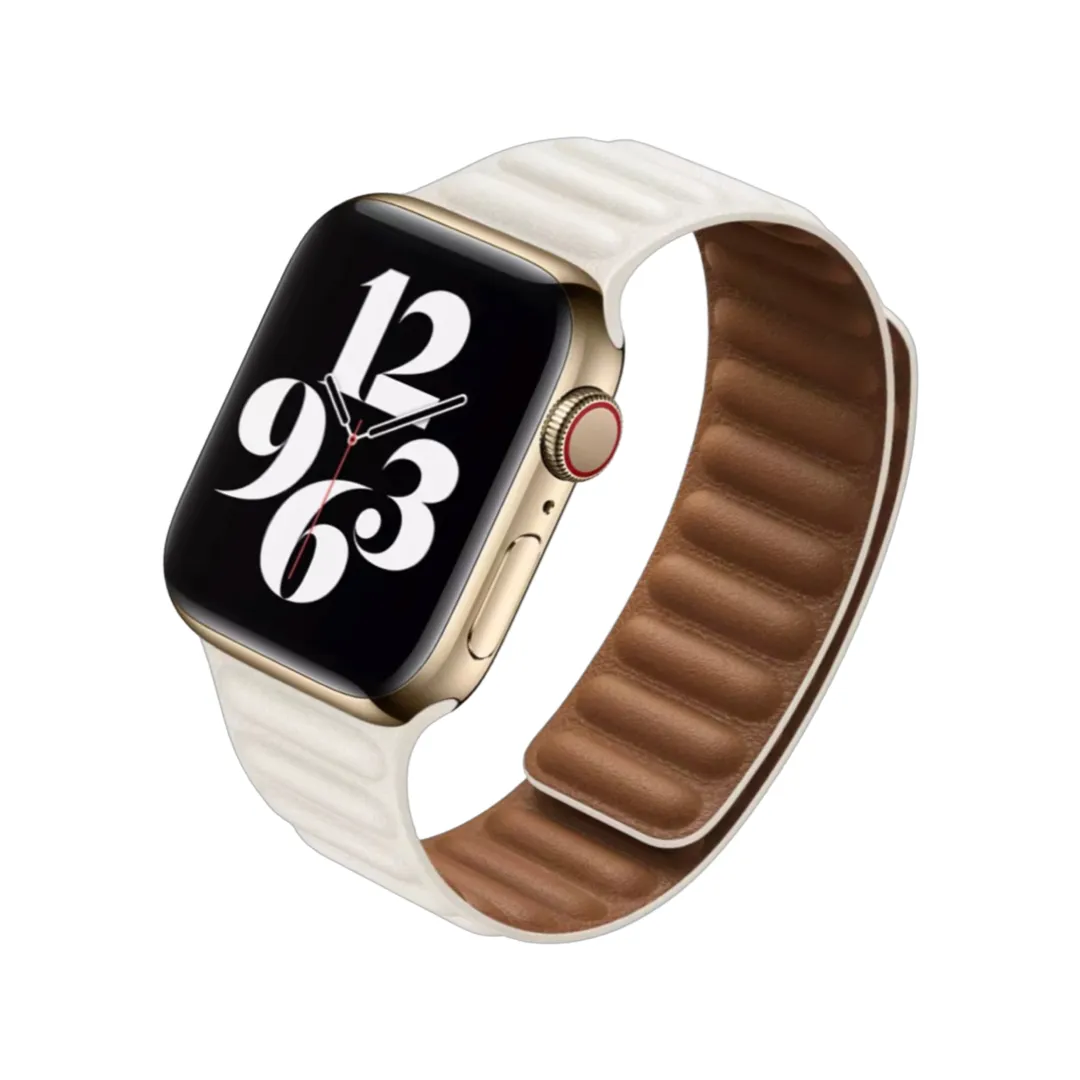 Modern Leather Loop Apple Watch Band