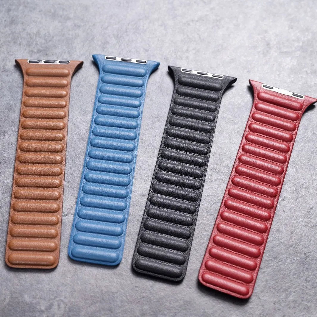 Modern Leather Loop Apple Watch Band