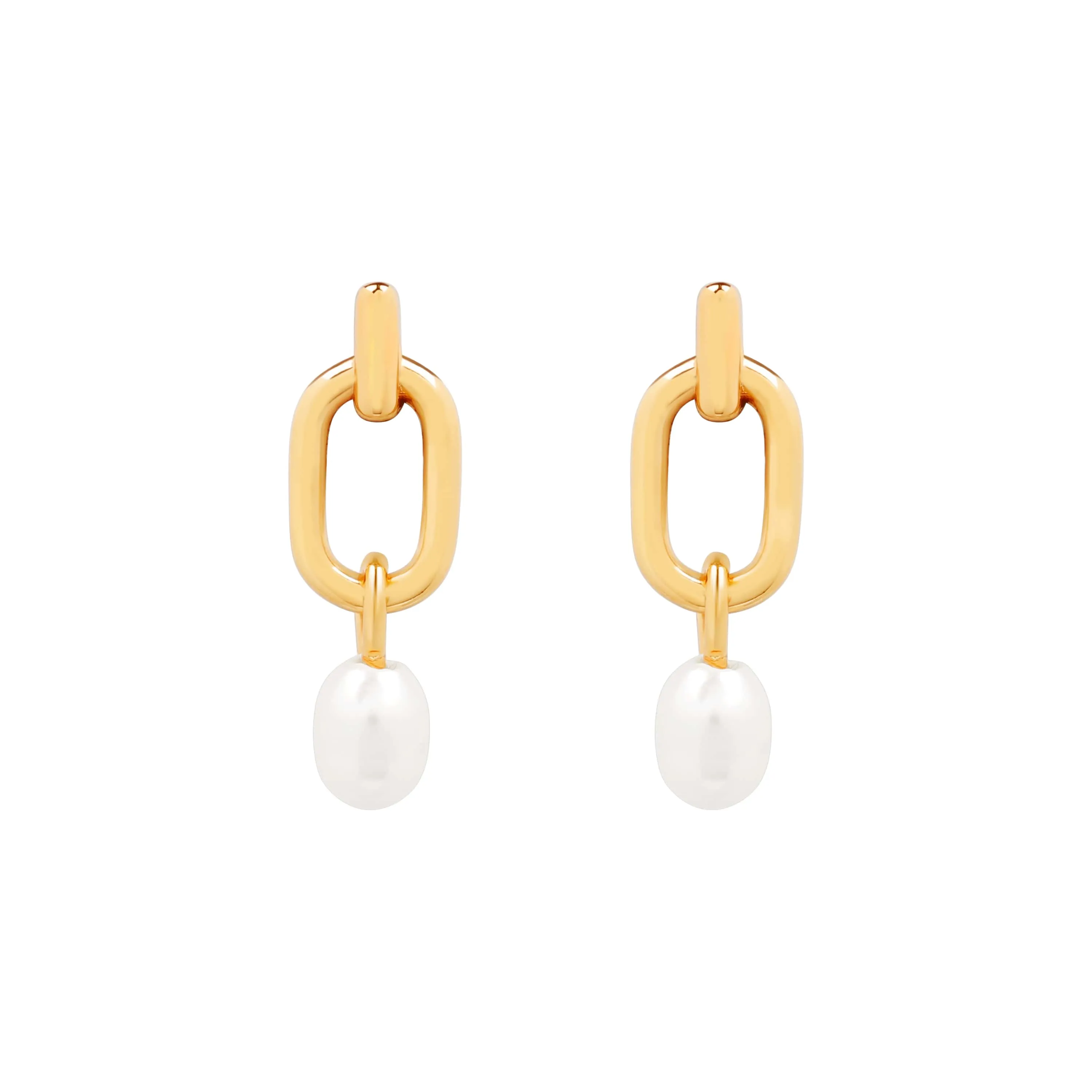 Olivine Pearl Studs