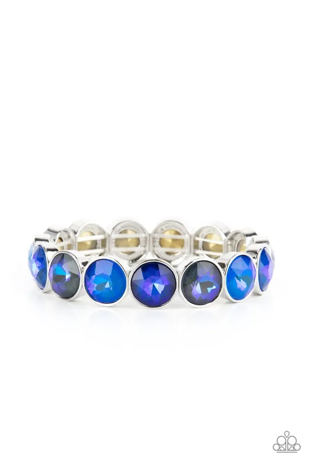 Paparazzi Bracelet ~ Radiant on Repeat - Blue