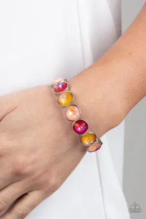 Paparazzi Bracelet ~ Radiant on Repeat - Orange