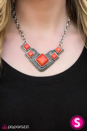 Paparazzi Necklace ~ Way To Make An EMPRESS-ion!  - Orange