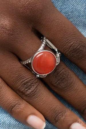 Paparazzi Ring ~ Clairvoyantly Cats Eye - Orange