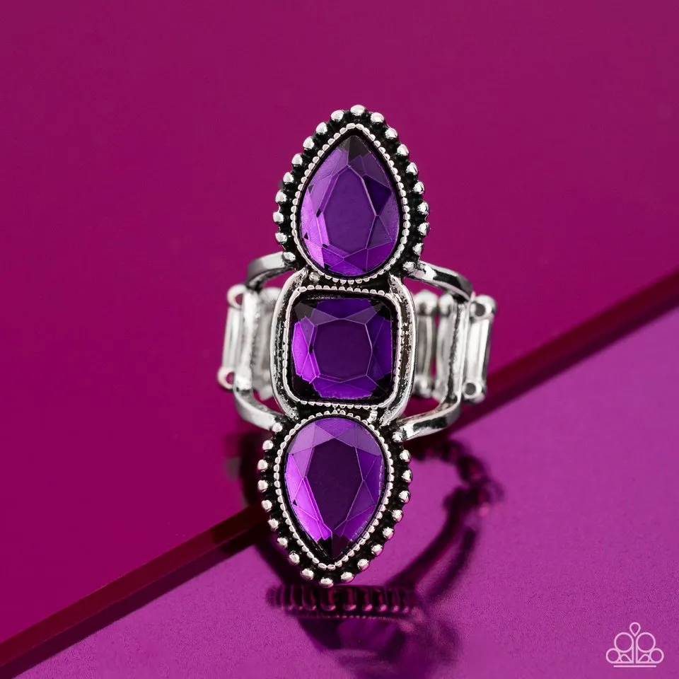 Paparazzi Ring ~ Dazzling Direction - Purple