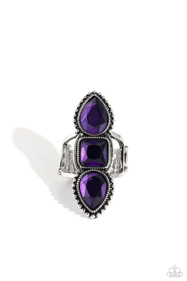 Paparazzi Ring ~ Dazzling Direction - Purple