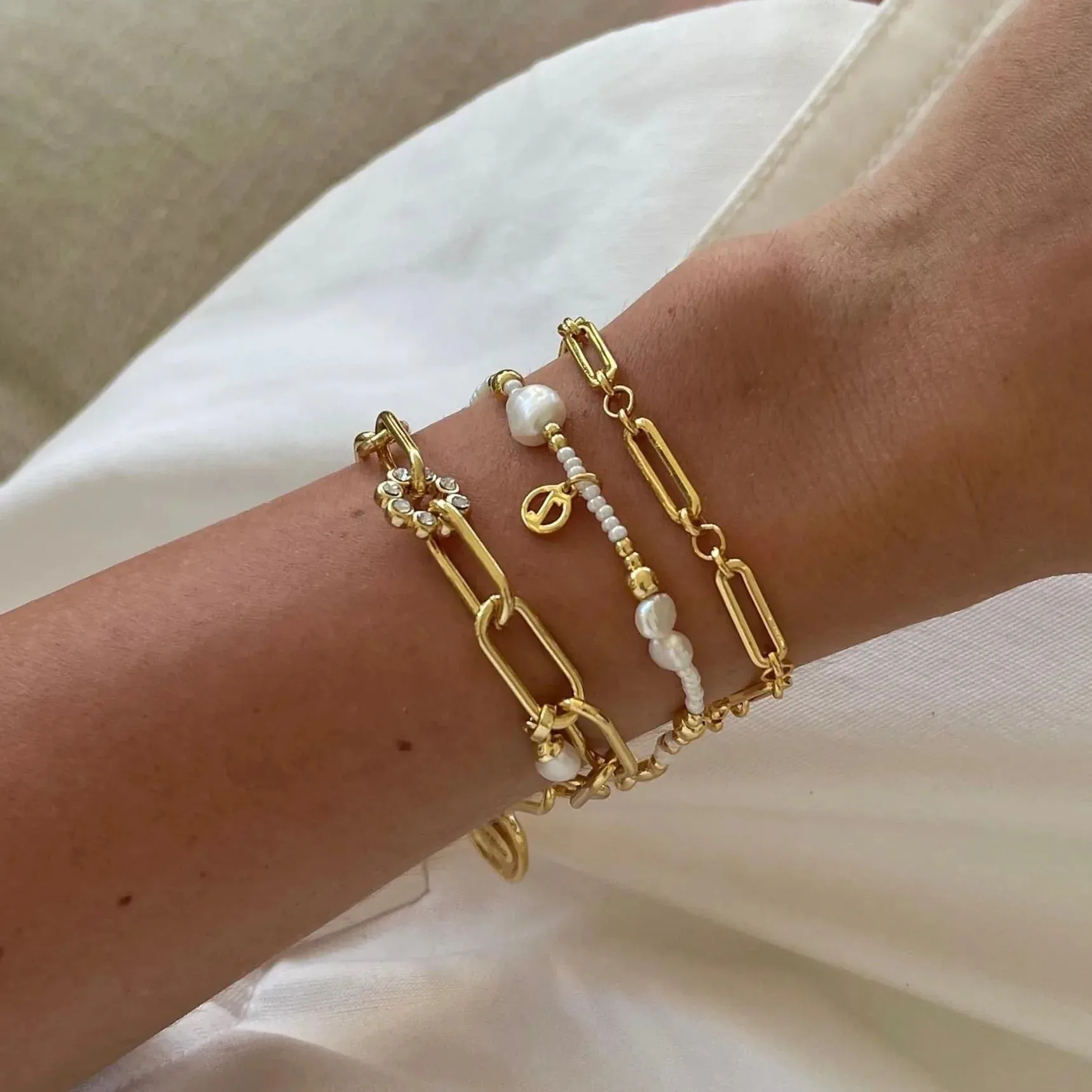 Polly Bracelet | Gold