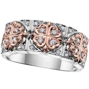 "ROSIE"  ROSE GOLD DIAMOND RING