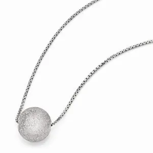 Radiant Eence Rhodium-Plated Necklace