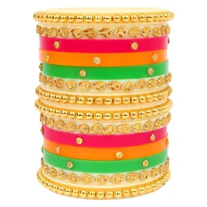 Rajasthani Design Bridal Chuda/Chura Bangle Set for Women