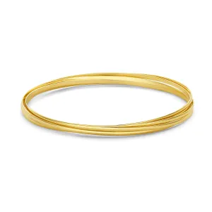 Rivoli Méline 14 karat gold bangles with 5 bracelets