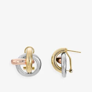 Roberta Earrings :: Gold / Silver / Rose