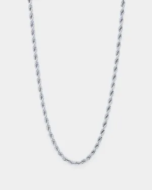 Saint Morta 4mm Rope Chain White Gold