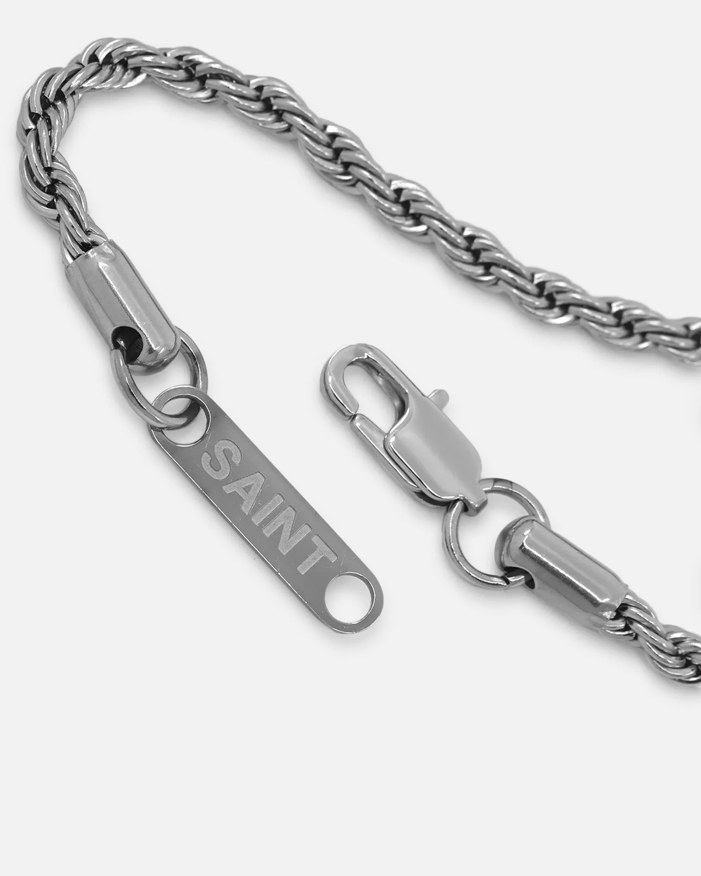 Saint Morta 4mm Rope Chain White Gold