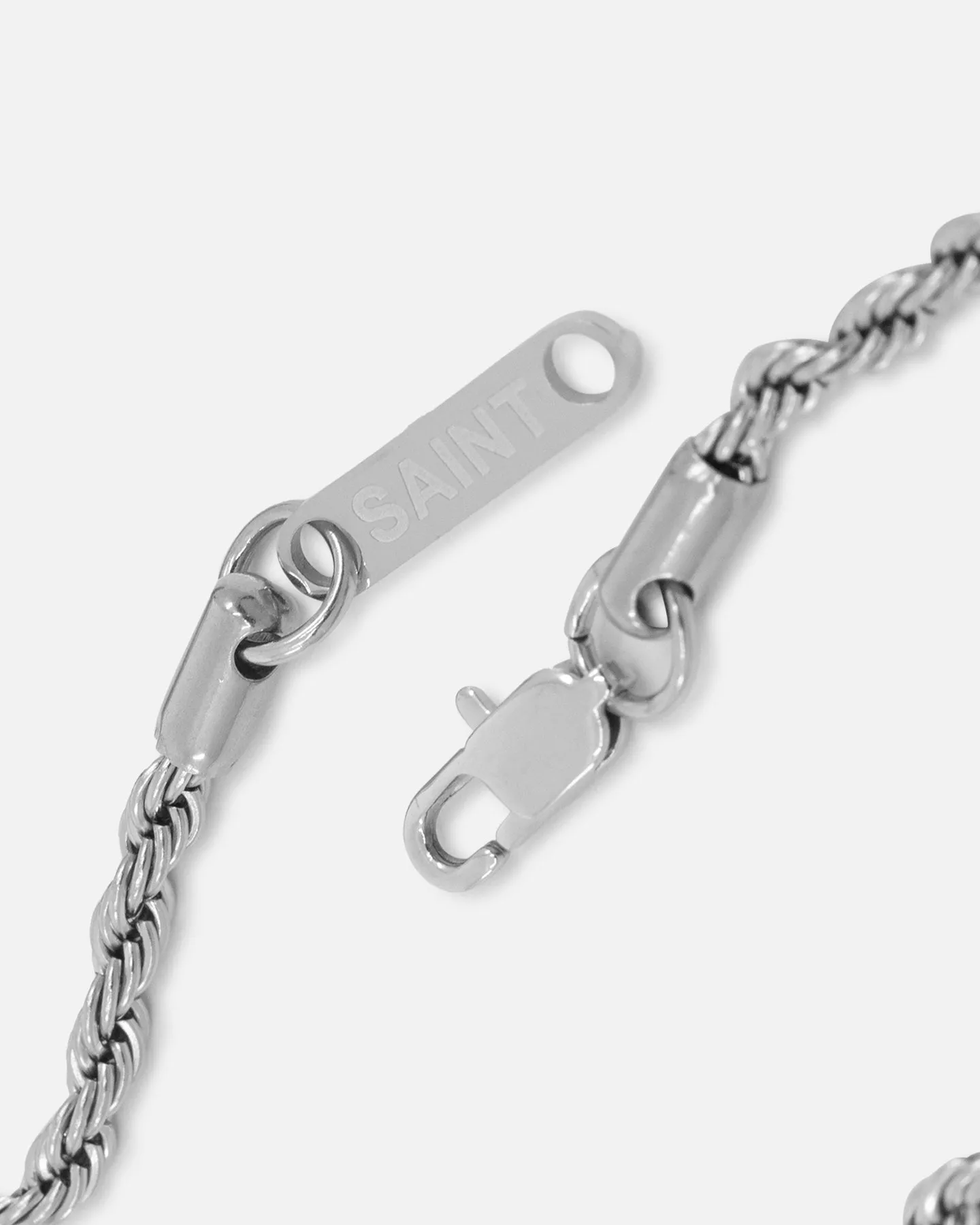 Saint Morta 4mm Rope Chain White Gold