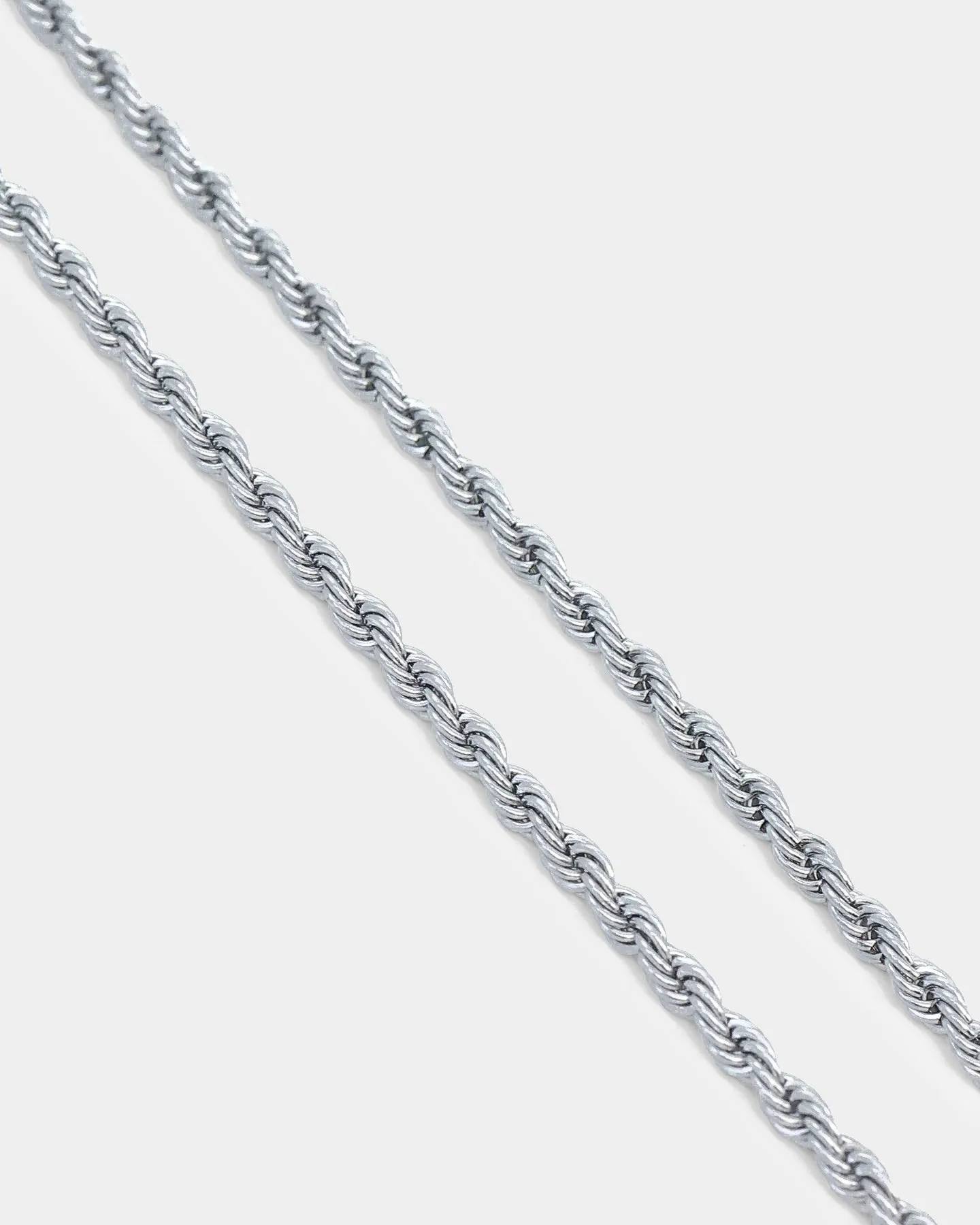 Saint Morta 4mm Rope Chain White Gold