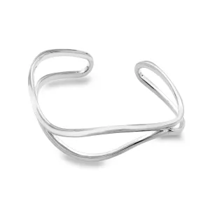 Sculptured Wave Bangle