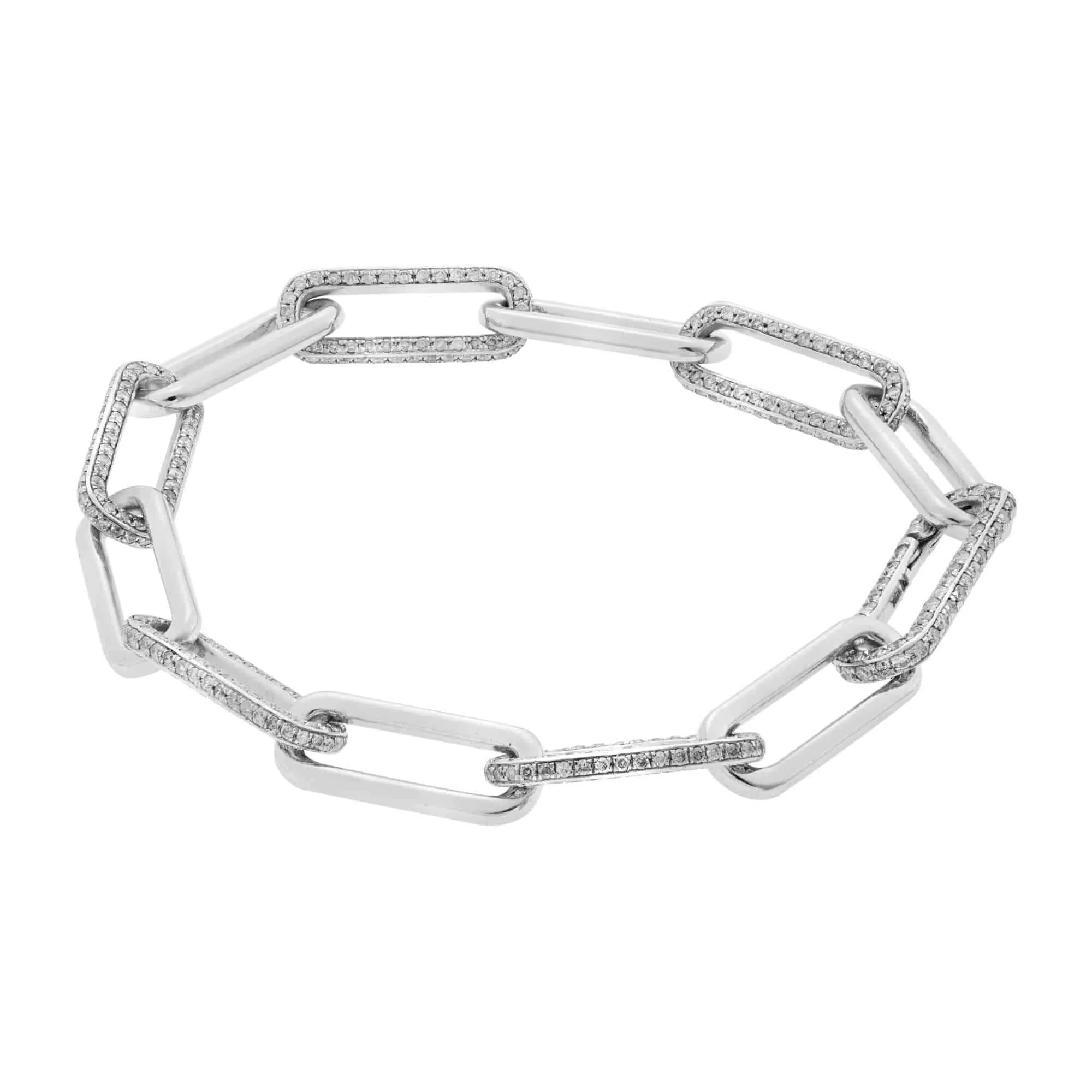 Seamless Oblong Multi Diamond Link